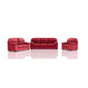 SOFA SANDERS BALI 3C 2C 1C ROJO
