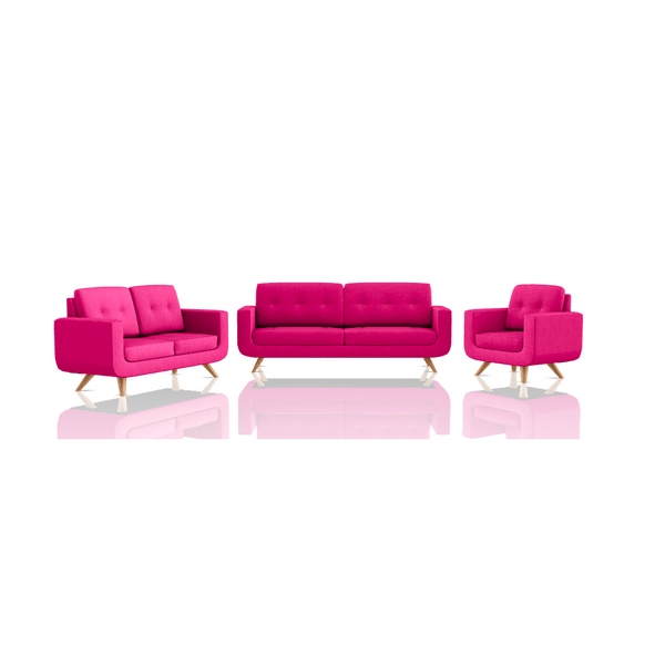 SOFA SCOTTY TELA MICROFIBRA ITALY 3C 2C 1C FUCSIA