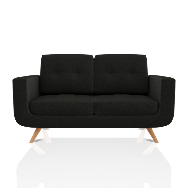 SOFA SCOTTY TELA MICROFIBRA ITALY 2C NEGRO