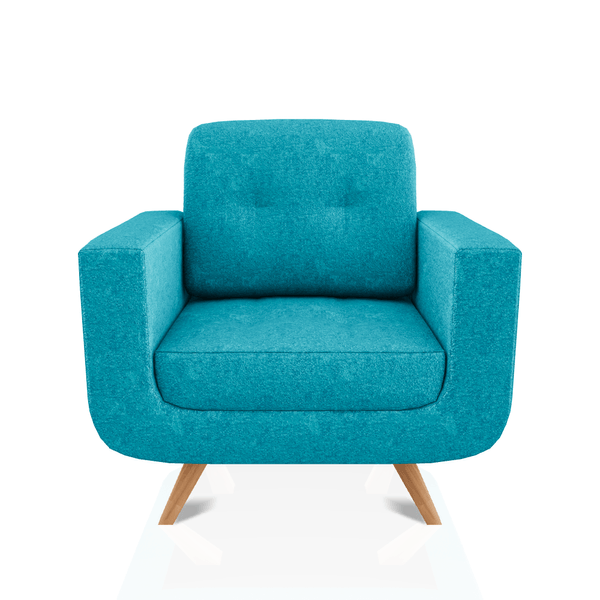 SOFA SCOTTY TELA MICROFIBRA ITALY 1C TURQUESA