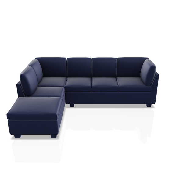 SOFA HARVY VERTIGO SECCIONAL AZUL REY 1633608