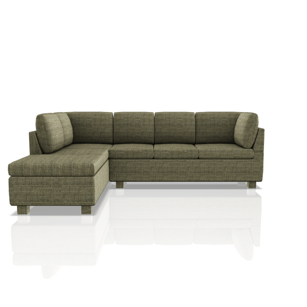 SOFA HARVY TELA VESUBIO SECCIONAL VERDINA