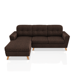 SOFA DONNA TELA NEW BELLA SECCIONAL CHOCOLATE