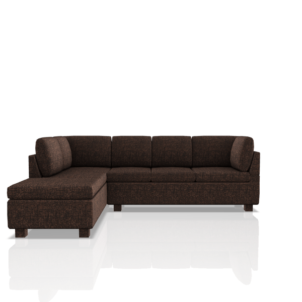 SOFA HARVY TELA NEW BELLA SECCIONAL CHOCOLATE