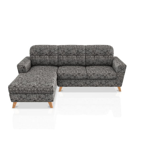 SOFA DONNA TELA NEW BELLA SECCIONAL NEGRO