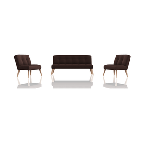 SOFA RACHEL TELA PLAINS 3C 1C 1C VISON
