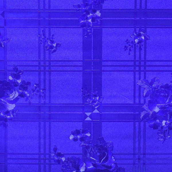 HULE GOLDEN TEMP CUADROS AZUL