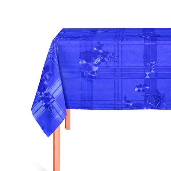 HULE GOLDEN TEMP CUADROS AZUL