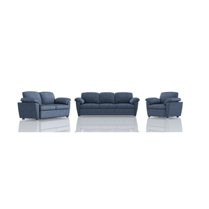 SOFA TREVOR TELA LENA 3C 2C 1C AZUL