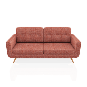 SOFA SCOTTY TELA LENA 3C ROJIZO