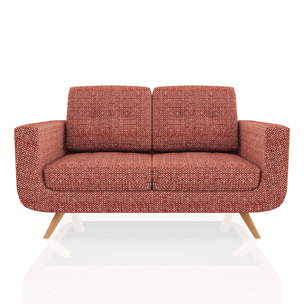 SOFA SCOTTY TELA LENA 2C ROJIZO
