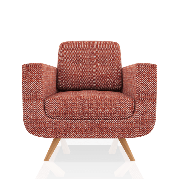 SOFA SCOTTY TELA LENA 1C ROJIZO