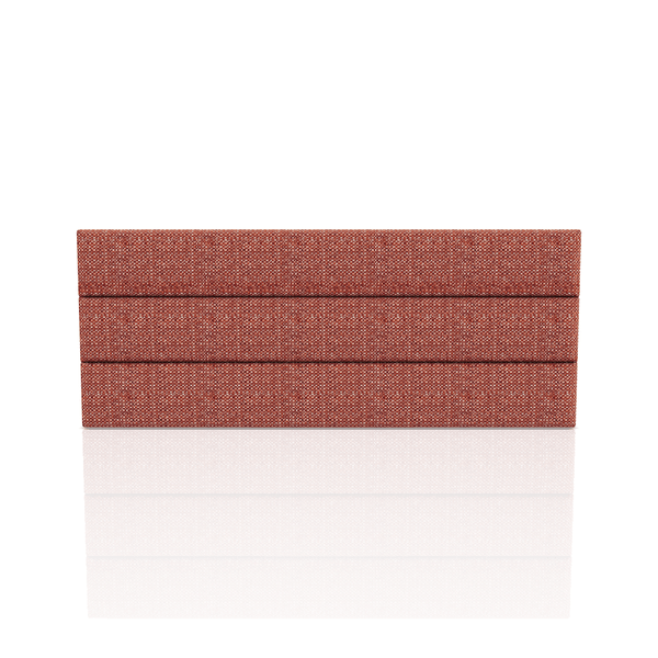 CABECERA LINEAL TELA LENA KING ROJIZO