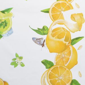 CUBREMESA PLAIN PVC NARANJAS BLANCO