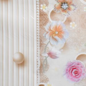 CUBREMESA PLAIN PVC FLORES LINEAS