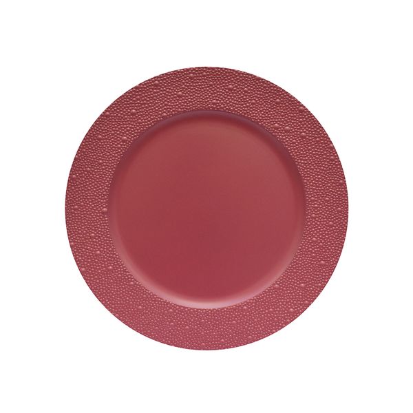 SAID PLATO DE SITIO DE PLASTICO 33X33 CM GUINDA (PLA5-0016PR)