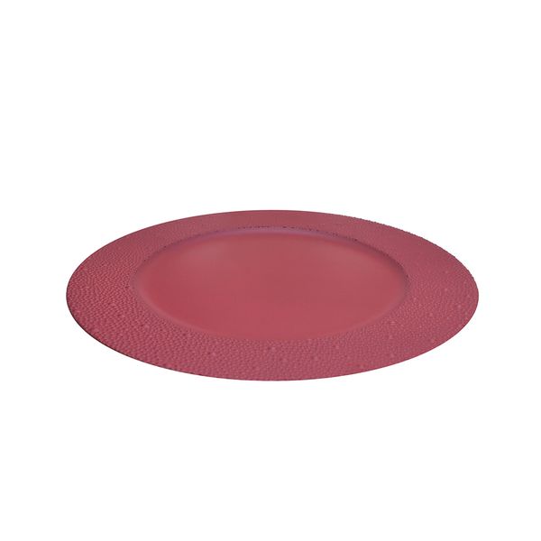 SAID PLATO DE SITIO DE PLASTICO 33X33 CM GUINDA (PLA5-0016PR)