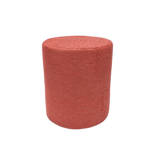 PUFF BANCO REDONDO DUSTY ROJO