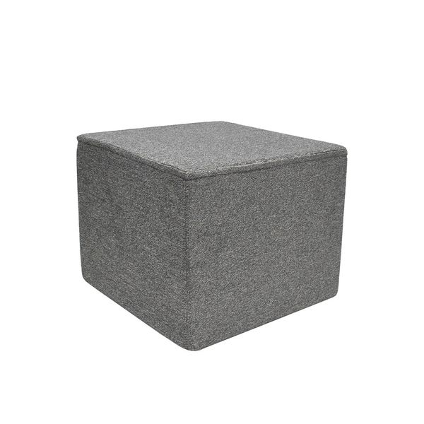 PUFF BANCO CUADRADO DUSTY GRIS