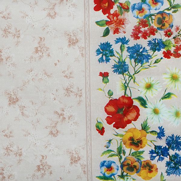 CUBREMESA LIGHT PVC JARDIN ROSA