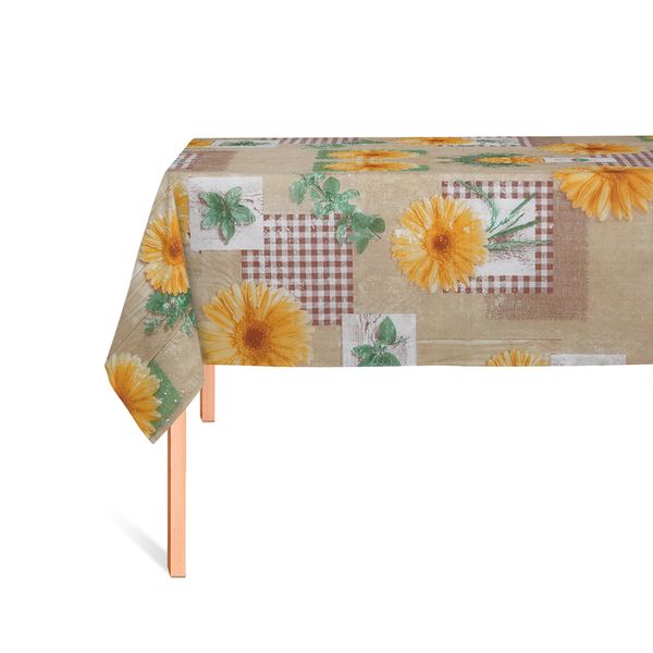 CUBREMESA LIGHT PVC SALMA AMARILLO