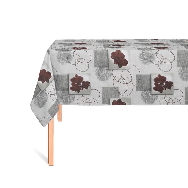 CUBREMESA PLAIN PVC BEGONIA MARRON