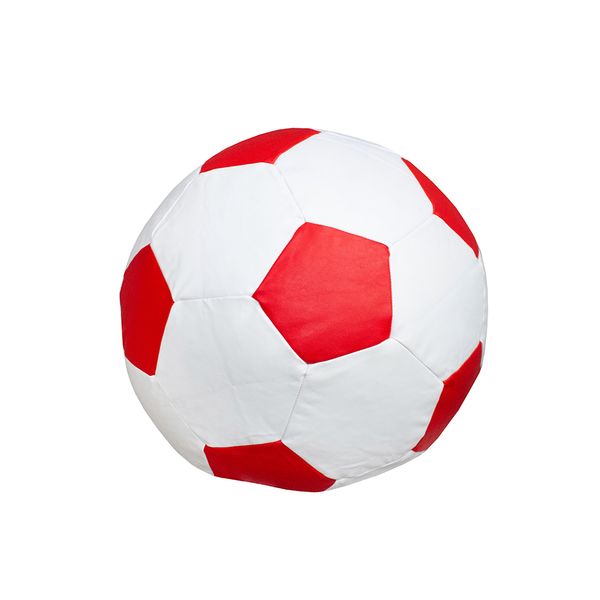PUFF SOCCER GRANDE BLANCO/ROJO