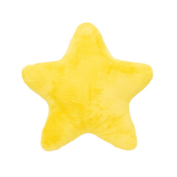 SAID COJIN DECORATIVO PELUCHE MERIDA ESTRELLA 65X65 CM AMARILLO