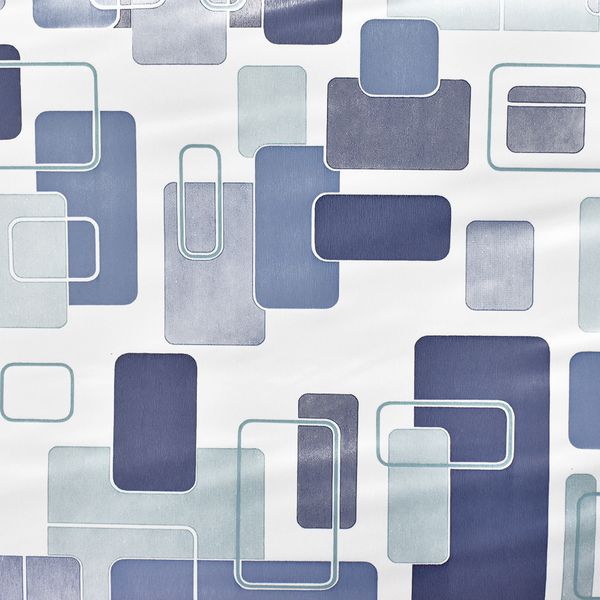 SAID CORTINA DE BAÑO PVC 180 X 150 CM KALIDA AZUL 53