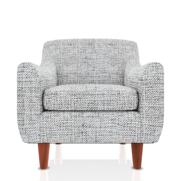 BUTACA ISMAEL TELA ALPHA GRIS PLATA