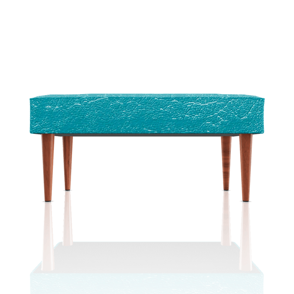 BANQUETA DIANA TAPICUERO TURQUEZA