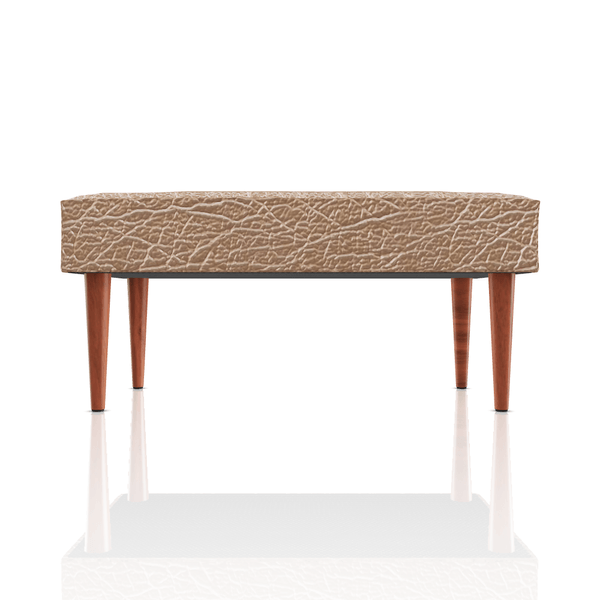 BANQUETA DIANA TAPICUERO CAMEL