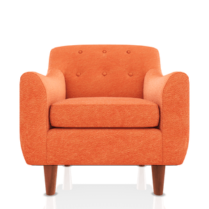 BUTACA ISMAEL TELA MICROFIBRA ITALY NARANJA