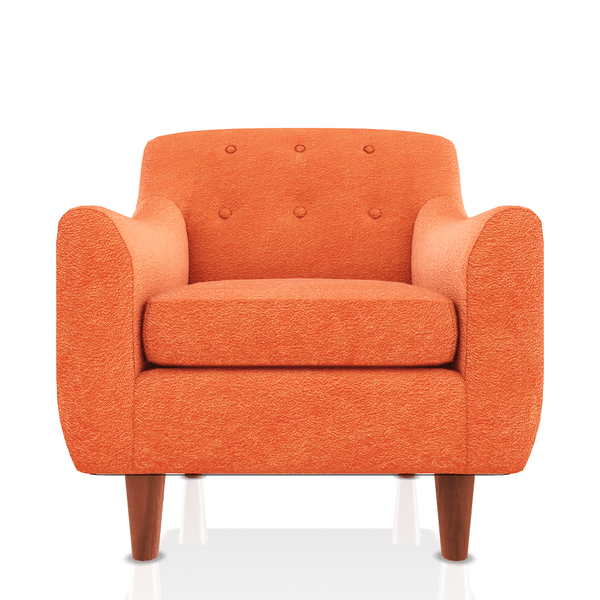 BUTACA ISMAEL TELA MICROFIBRA ITALY NARANJA