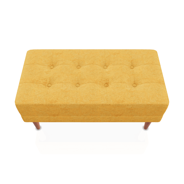 BANQUETA BERENICE TELA MICROFIBRA ITALY AMARILLO