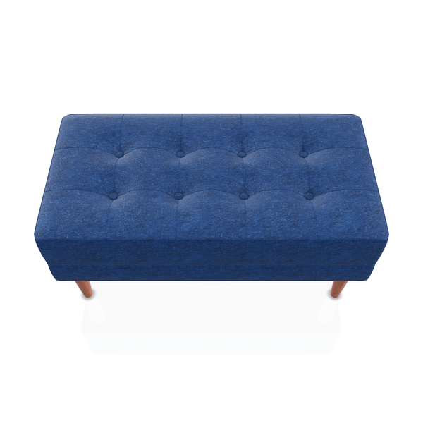 BANQUETA BERENICE TELA MICROFIBRA ITALY AZUL ATLANTICO