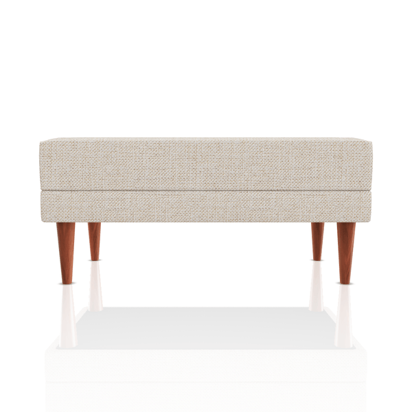 BANQUETA BERENICE TELA ALPHA ALMENDRA