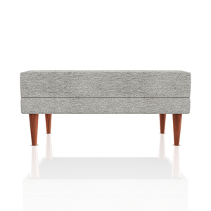 BANQUETA BERENICE TELA ANABEL GRIS