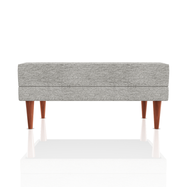 BANQUETA BERENICE TELA ANABEL GRIS