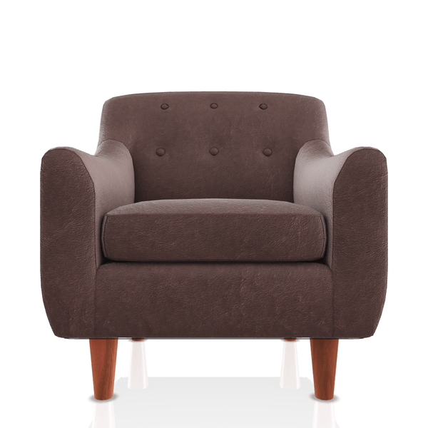 BUTACA ISMAEL ULTRA CUERO CAOBA 56