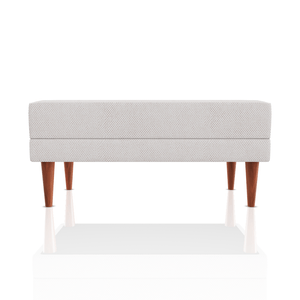 BANQUETA BERENICE TELA DUNDAS BLANCO