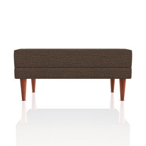 BANQUETA BERENICE TELA DUNDAS MADERA