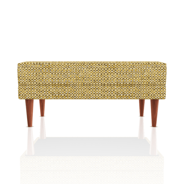 BANQUETA BERENICE TELA LENA TOSTADO