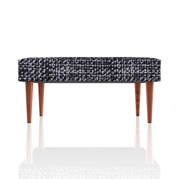 BANQUETA DIANA TELA ALPHA GRIS RATON