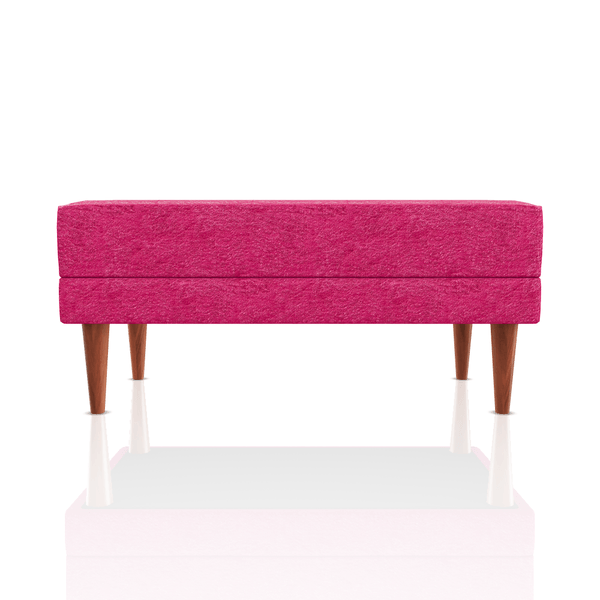BANQUETA BERENICE TELA MICROFIBRA ITALY FUCSIA