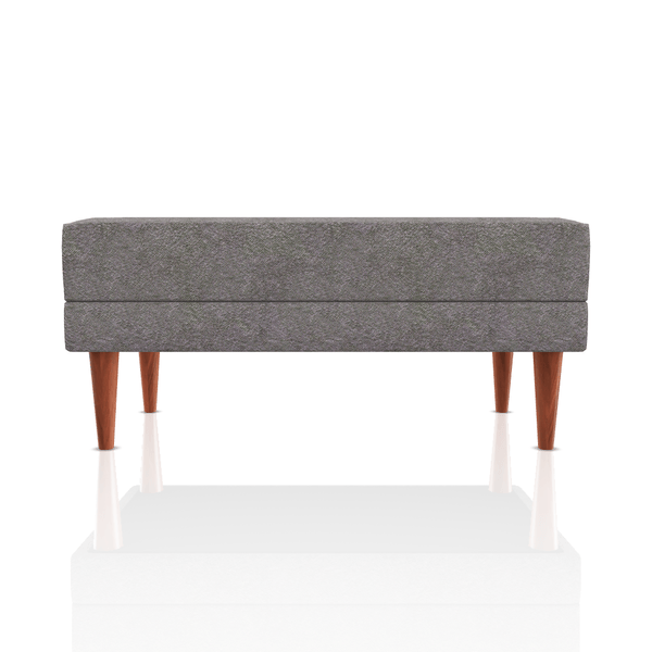 BANQUETA BERENICE TELA MICROFIBRA ITALY GRIS