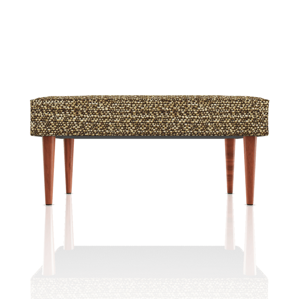 BANQUETA DIANA TELA DENVER CAOBA