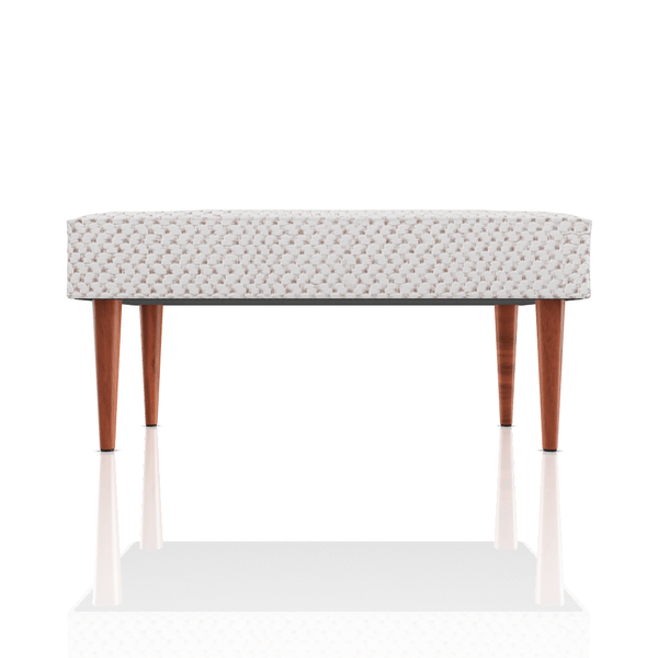 BANQUETA DIANA TELA DUNDAS BLANCO