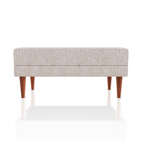 BANQUETA BERENICE TELA NEW BELLA CREMA