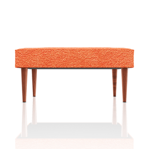 BANQUETA DIANA TELA MICROFIBRA ITALY NARANJA